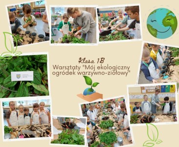 Warsztaty klas 1-3 „Mój ekologiczny ogródek warzywno-ziołowy” - powiększ