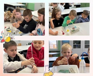 Klasa 1B na warsztatach przyrodniczych - powiększ