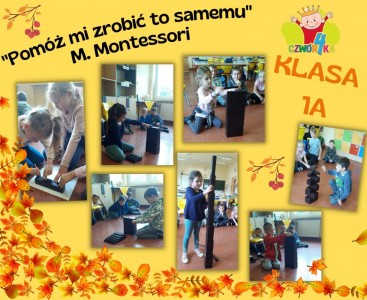 Metody M. Montessori na zajęciach w 1a i 1b - powiększ