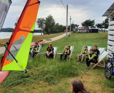 Na obozie windsurfingowym - powiększ