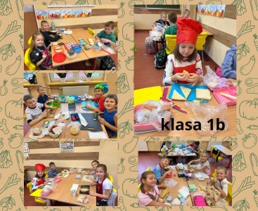 smakowita lekcja w klasie 1B - powiększ