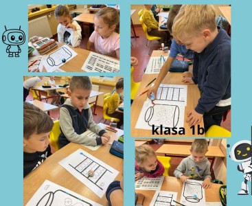 klasy 1B i 3B kodują z Ozobotami! - powiększ