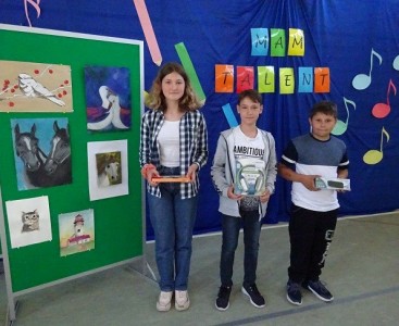 Zwycięzcy szkolnego 'Mam Talent' - powiększ