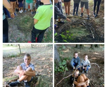 „Młodzi ekolodzy na tropie” w Parku Krajobrazowym Góry Św. Anny - powiększ