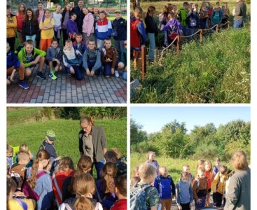 „Młodzi ekolodzy na tropie” w Parku Krajobrazowym Góry Św. Anny - powiększ