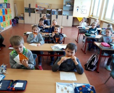 Dzień Pizzy w kl. 2a - powiększ