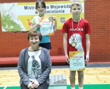 Złoty Medal Sandry Meryk w Badmintonie - powiększ