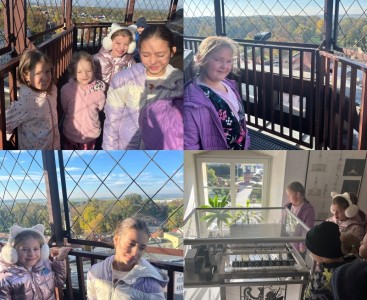 Wizyta klasy 1b u pana burmistrza - powiększ